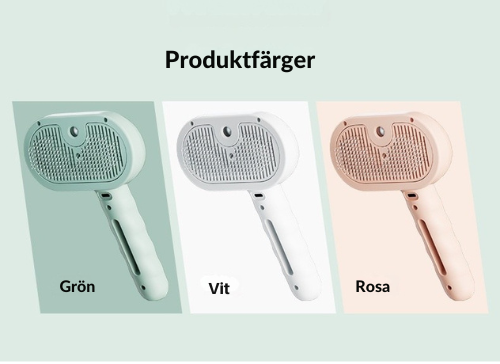 Pälsvårdskam med Vattenspray