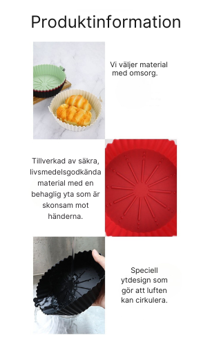 Silikonbakplåt för Air Fryer